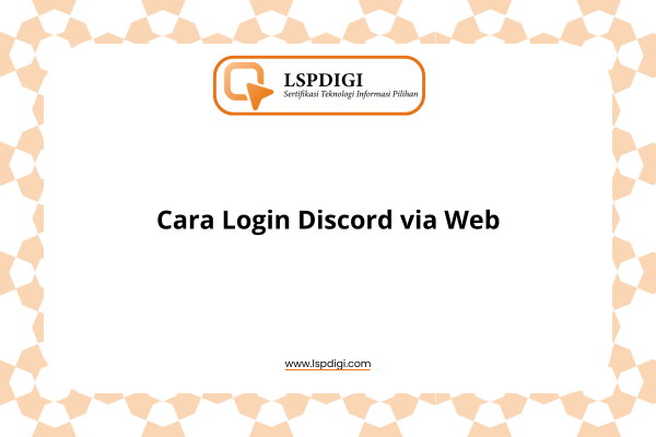 Cara Login Discord via Web