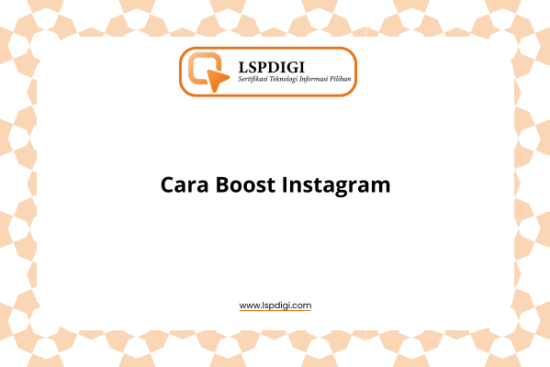 Cara Boost Instagram