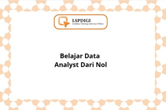 Belajar Data Analyst Dari Nol