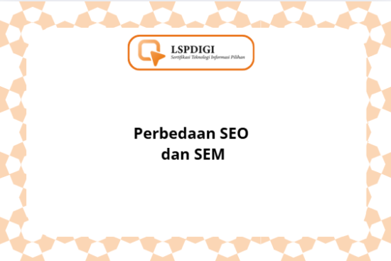 Perbedaan SEO dan SEM