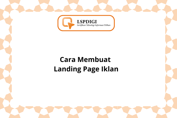 Cara Membuat Landing Page Iklan