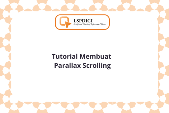 Tutorial Membuat Parallax Scrolling