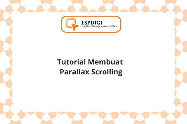 Tutorial Membuat Parallax Scrolling