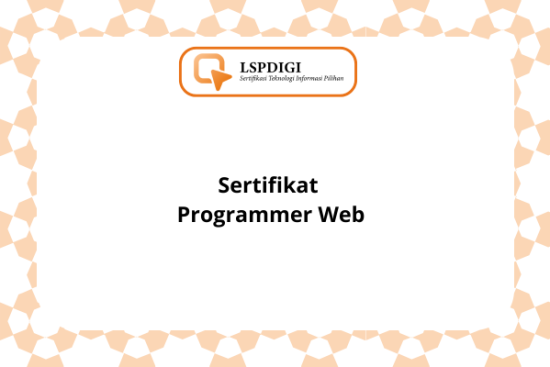 Sertifikat Programmer Web