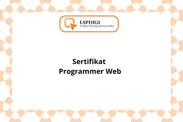 Sertifikat Programmer Web