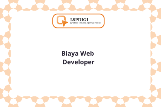 Biaya web developer