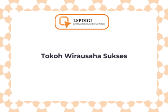 Tokoh Wirausaha Sukses