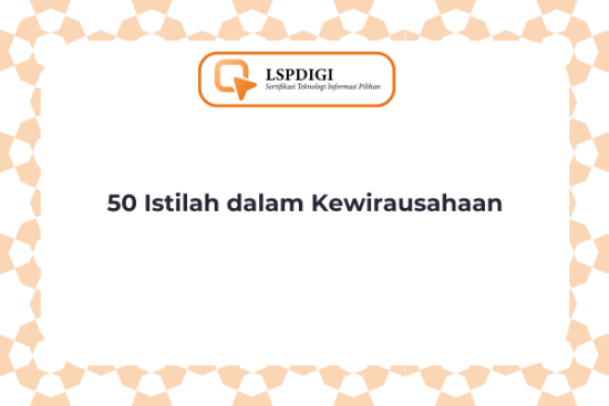 50 Istilah dalam Kewirausahaan